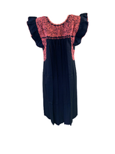 Load image into Gallery viewer, Sara Dress | Navy with Pink
