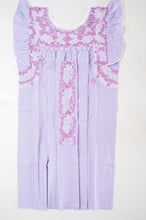 Load image into Gallery viewer, Sara Dress | Light Purple Gingham with Purple &amp; White
