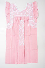 Load image into Gallery viewer, Sara Dress | Pink with White
