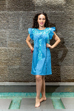 Load image into Gallery viewer, Sara Dress | Blue Chambray with Blue Ombre
