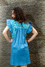 Load image into Gallery viewer, Sara Dress | Blue Chambray with Blue Ombre
