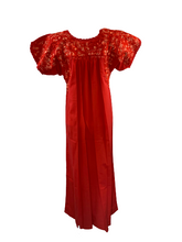 Load image into Gallery viewer, Traditional Dress | Red with Red Ombre Silk
