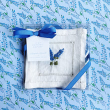 Load image into Gallery viewer, Cocktail Napkin | Linen Bluebonnets By Spice Paper Design
